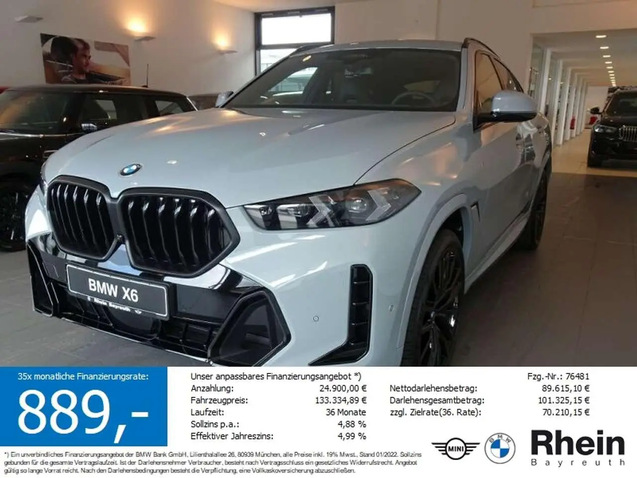 Photo 1 : Bmw X6 2024 Diesel