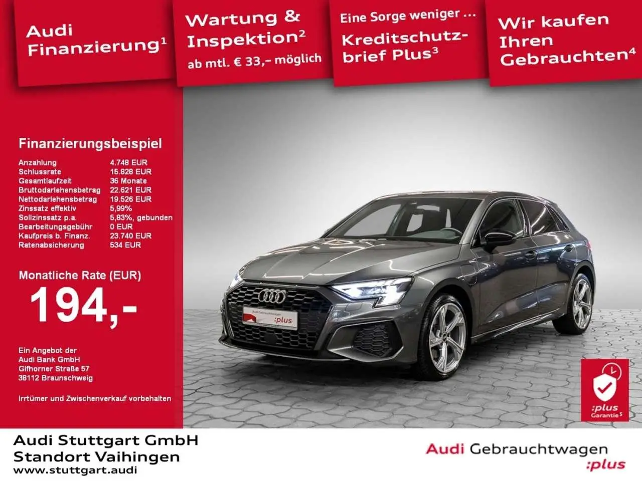 Photo 1 : Audi A3 2020 Hybride