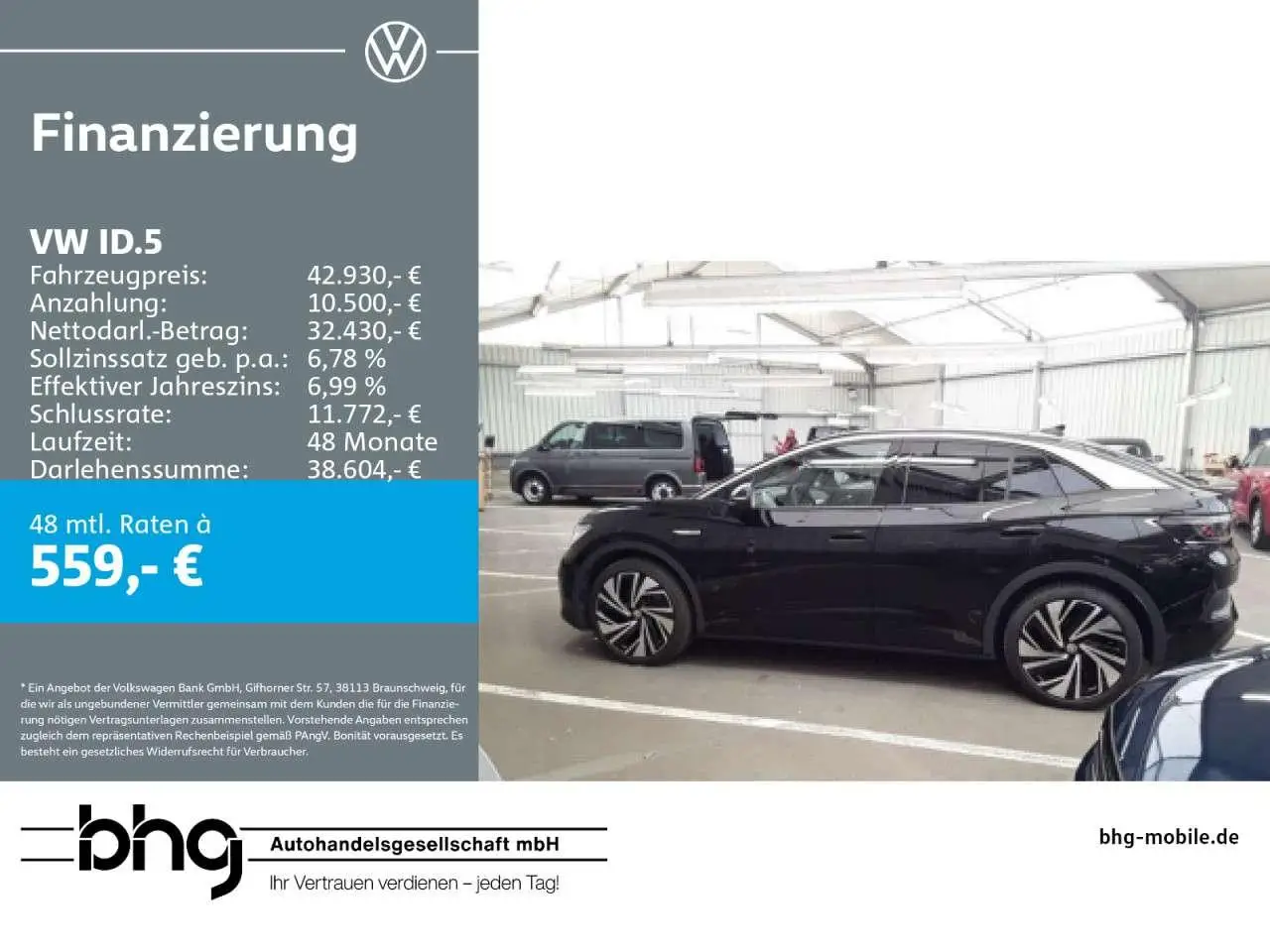 Photo 1 : Volkswagen Id.5 2023 Électrique