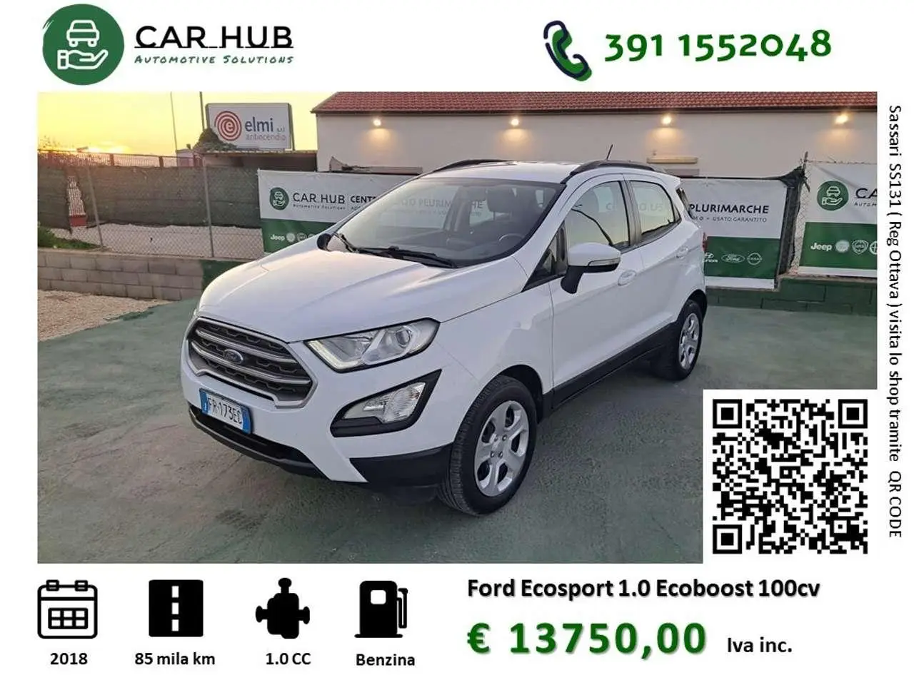 Photo 1 : Ford Ecosport 2018 Petrol