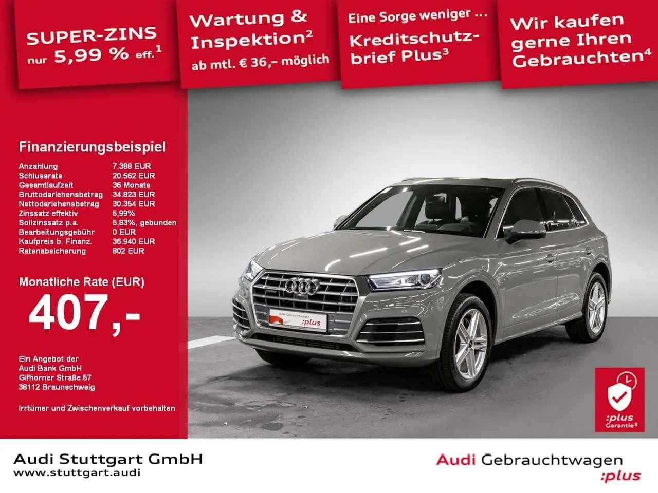 Photo 1 : Audi Q5 2021 Hybride