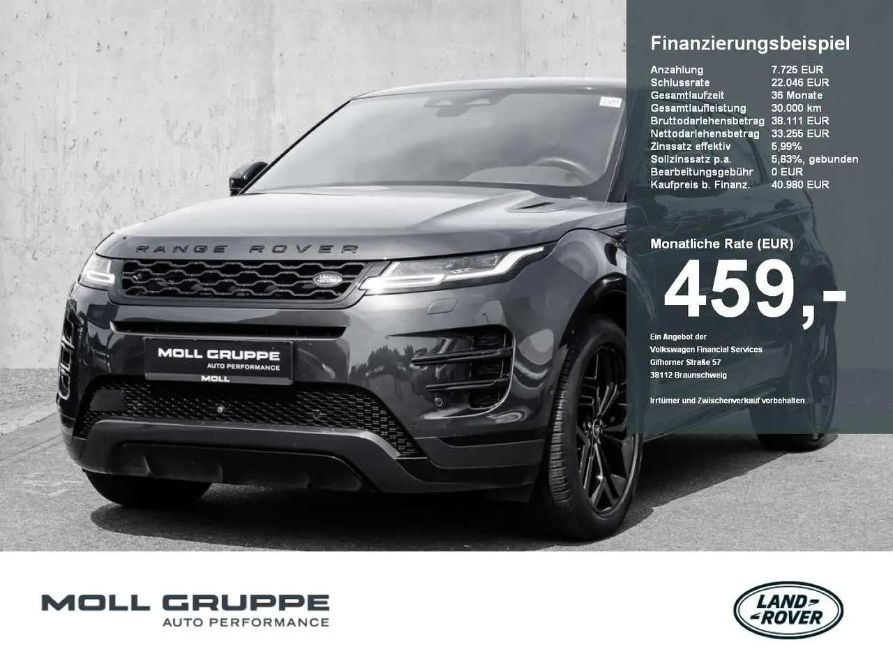 Photo 1 : Land Rover Range Rover Evoque 2021 Diesel