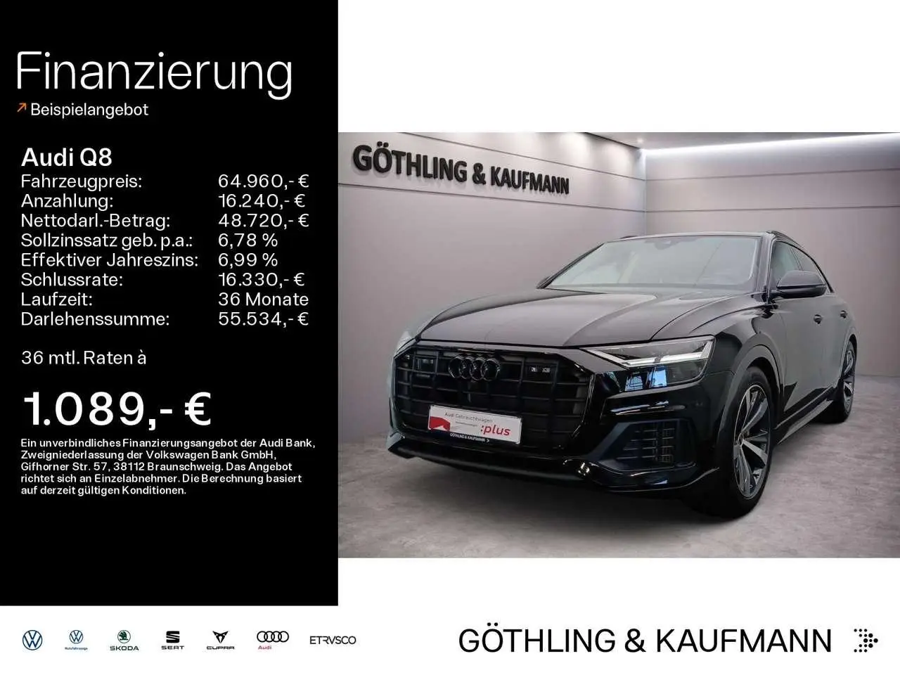 Photo 1 : Audi Q8 2023 Essence