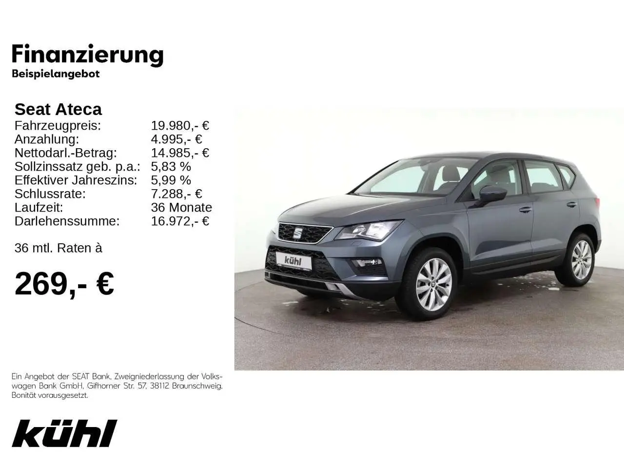 Photo 1 : Seat Ateca 2020 Petrol