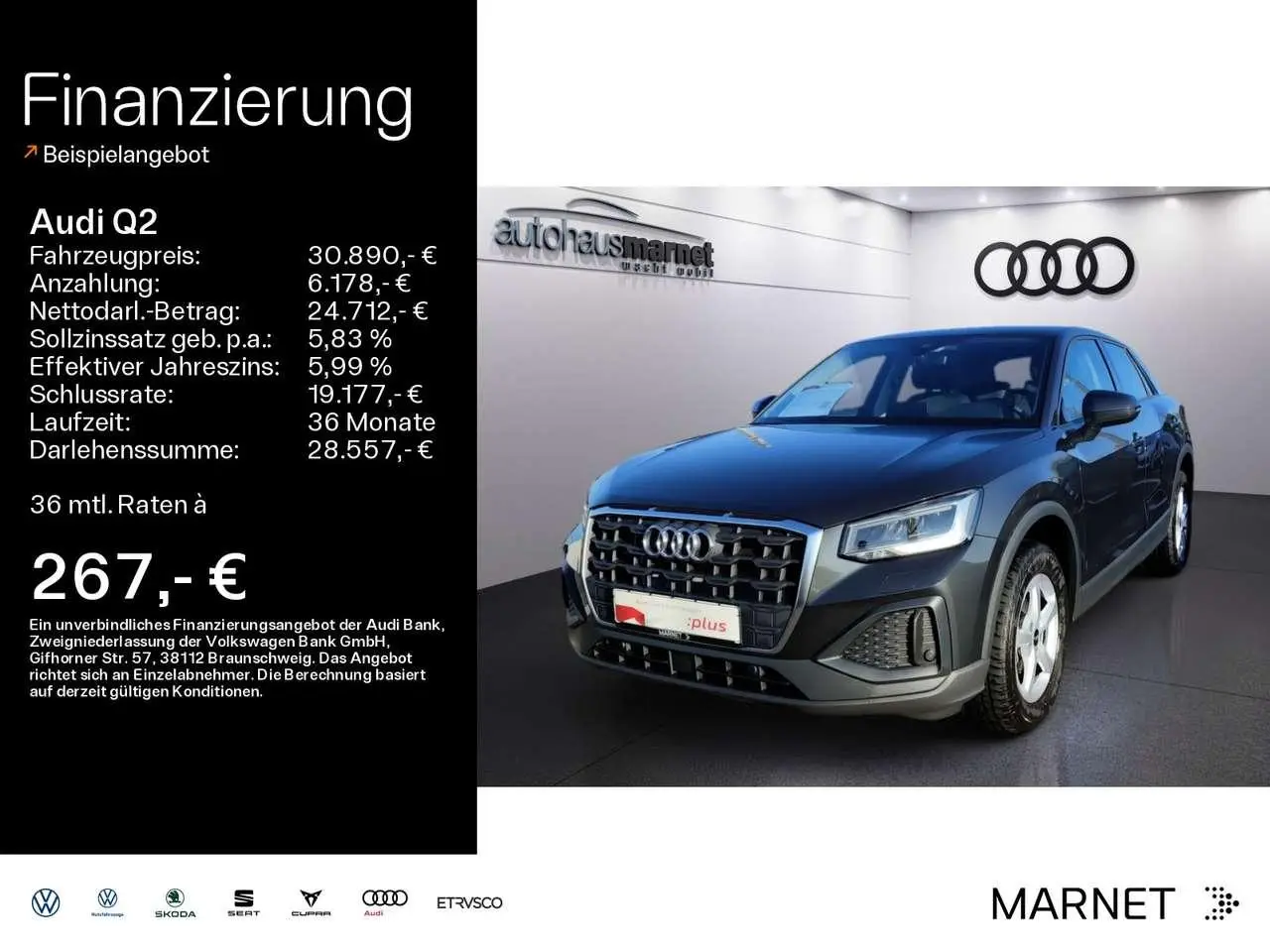 Photo 1 : Audi Q2 2024 Essence