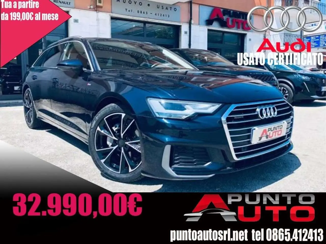 Photo 1 : Audi A6 2019 Hybride