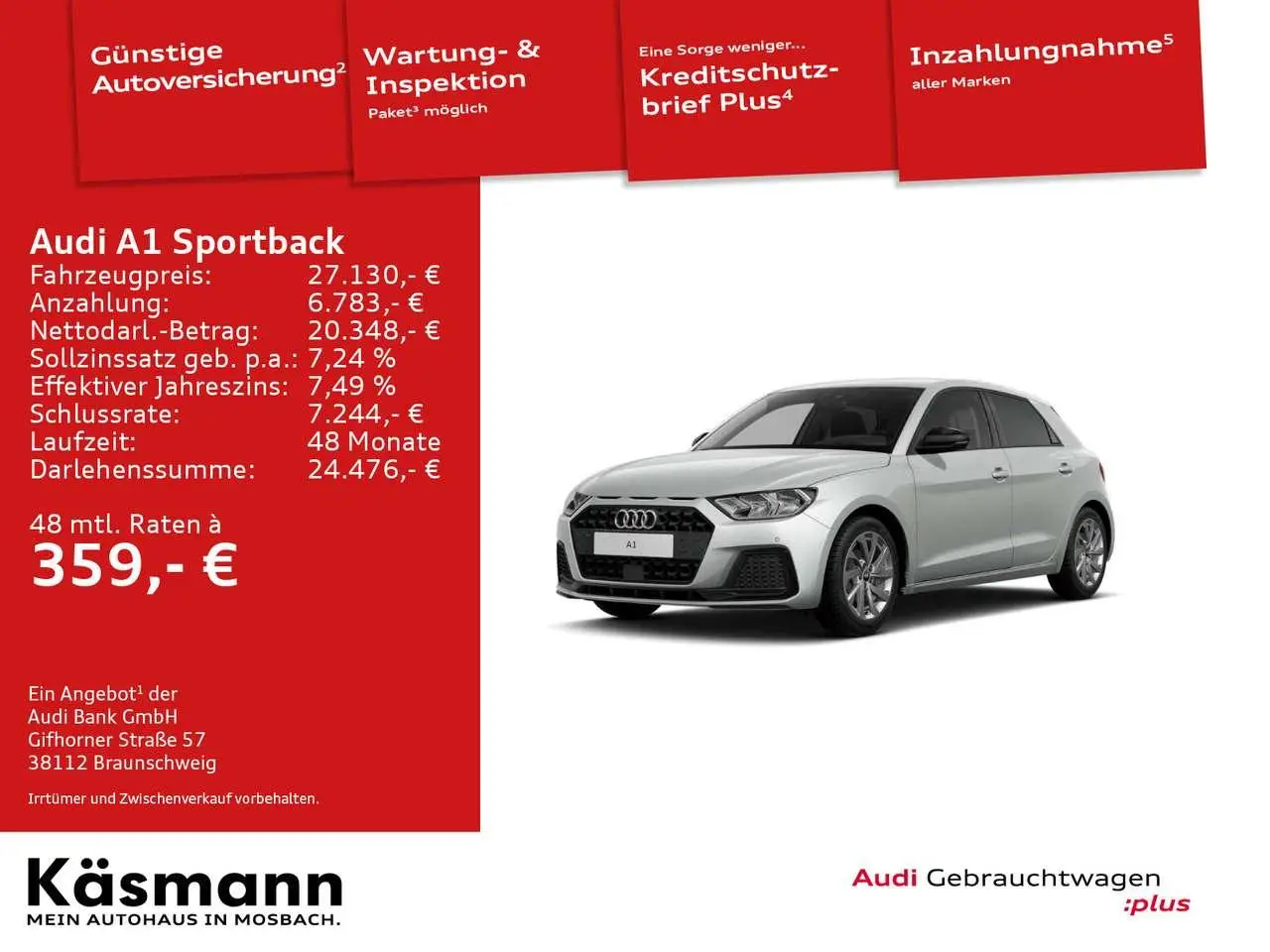 Photo 1 : Audi A1 2024 Petrol