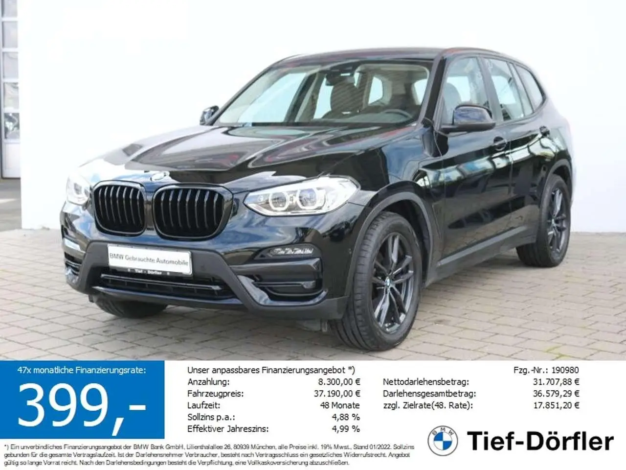 Photo 1 : Bmw X3 2021 Diesel