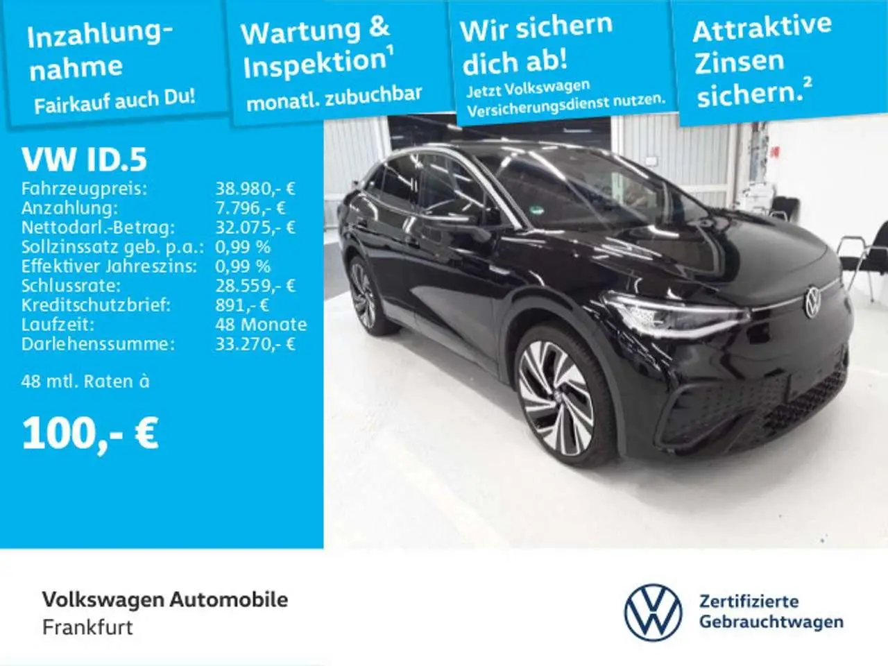 Photo 1 : Volkswagen Id.5 2023 Electric