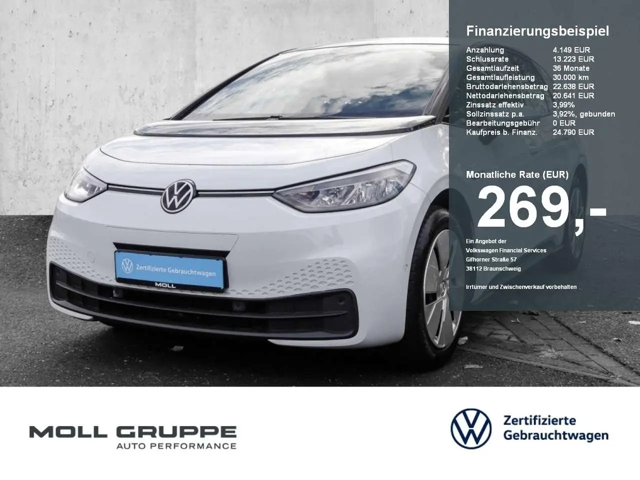 Photo 1 : Volkswagen Id.3 2022 Electric