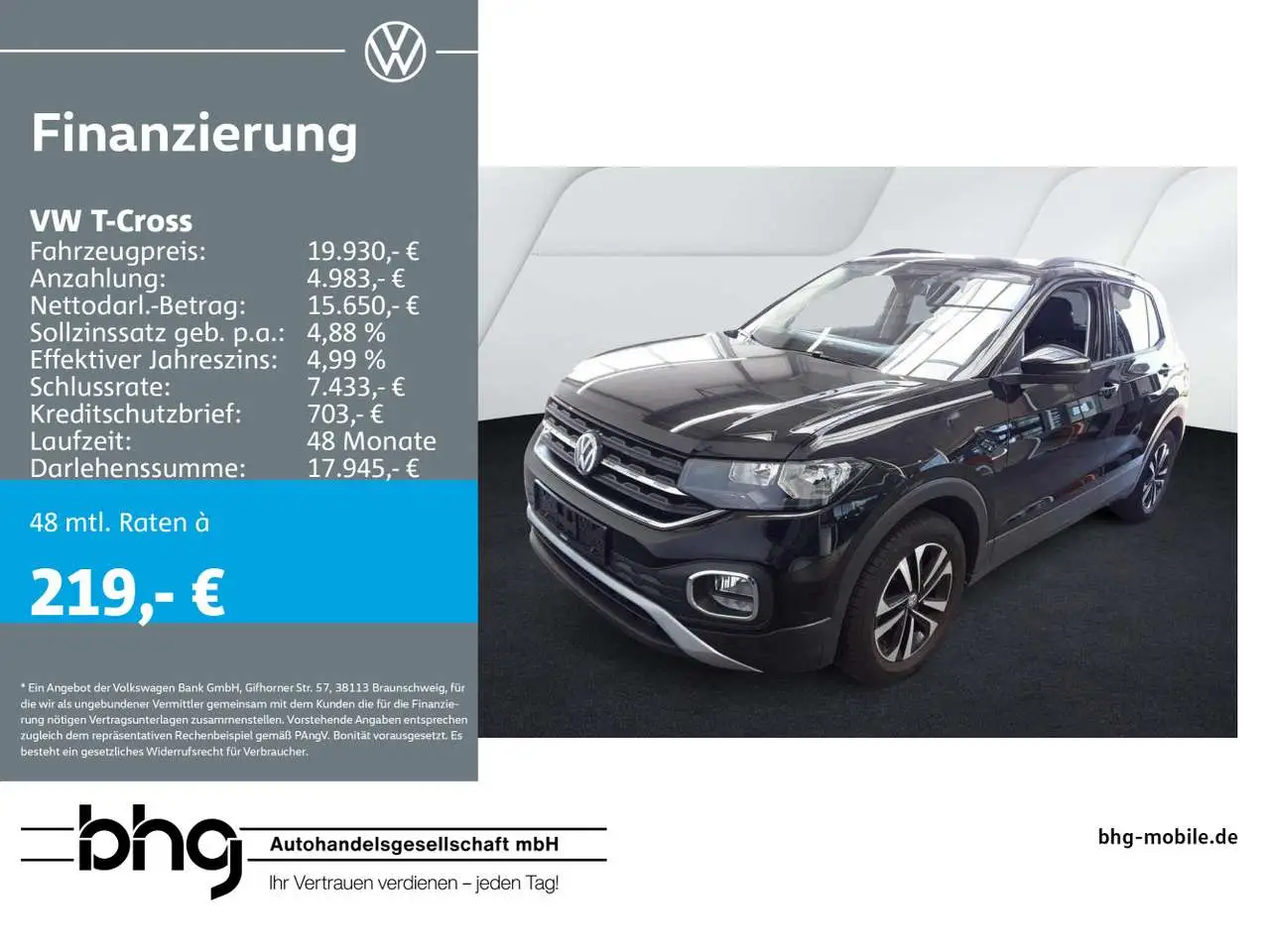 Photo 1 : Volkswagen T-cross 2020 Petrol