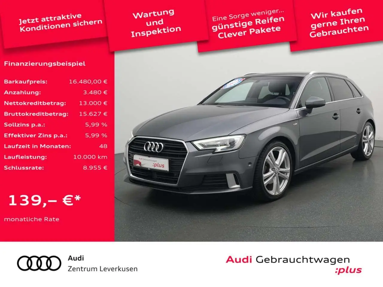 Photo 1 : Audi A3 2016 Petrol