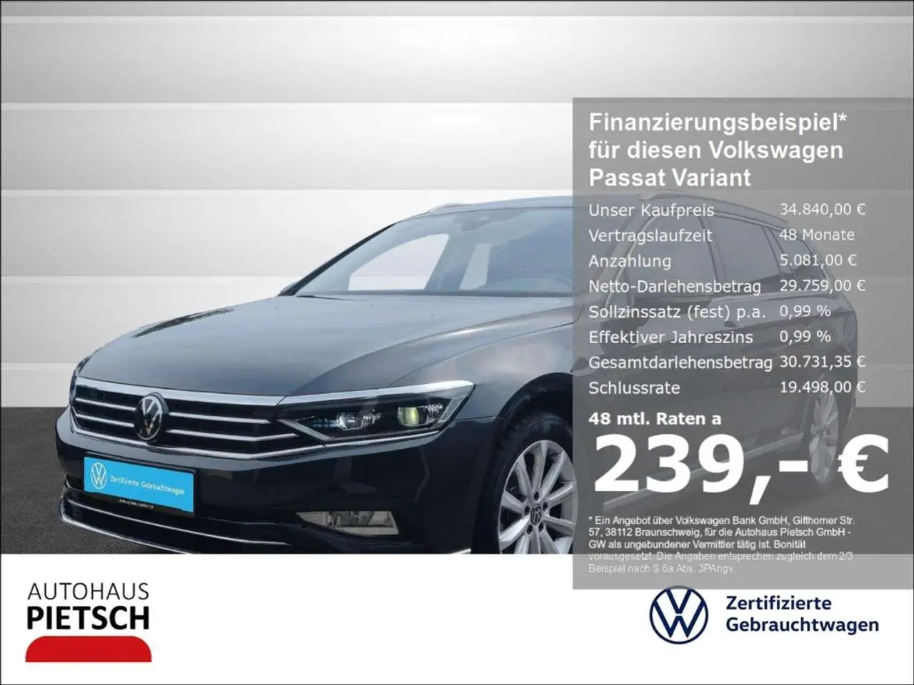 Photo 1 : Volkswagen Passat 2023 Diesel