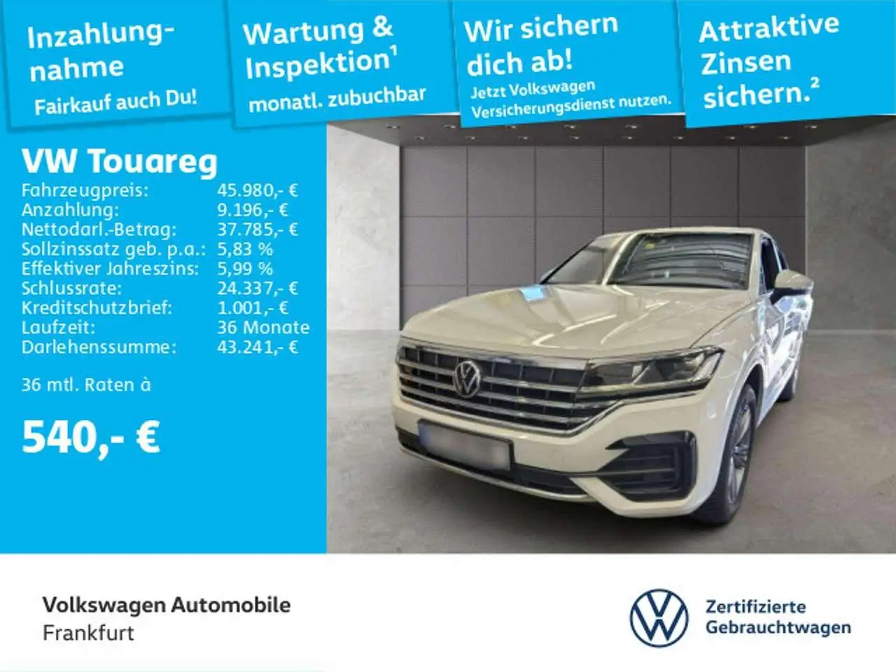 Photo 1 : Volkswagen Touareg 2021 Diesel