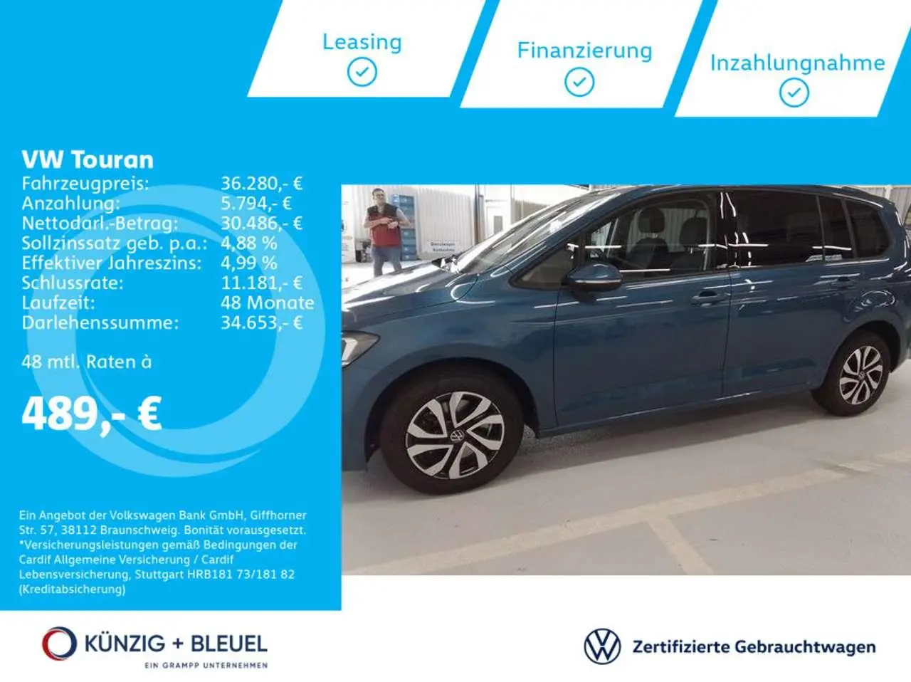 Photo 1 : Volkswagen Touran 2022 Diesel