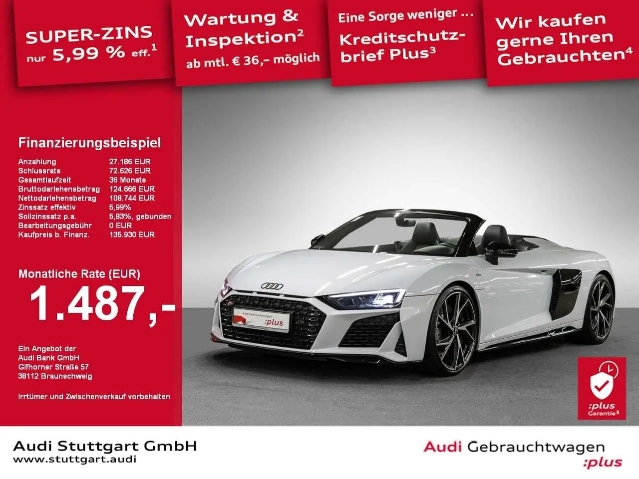 Photo 1 : Audi R8 2022 Essence