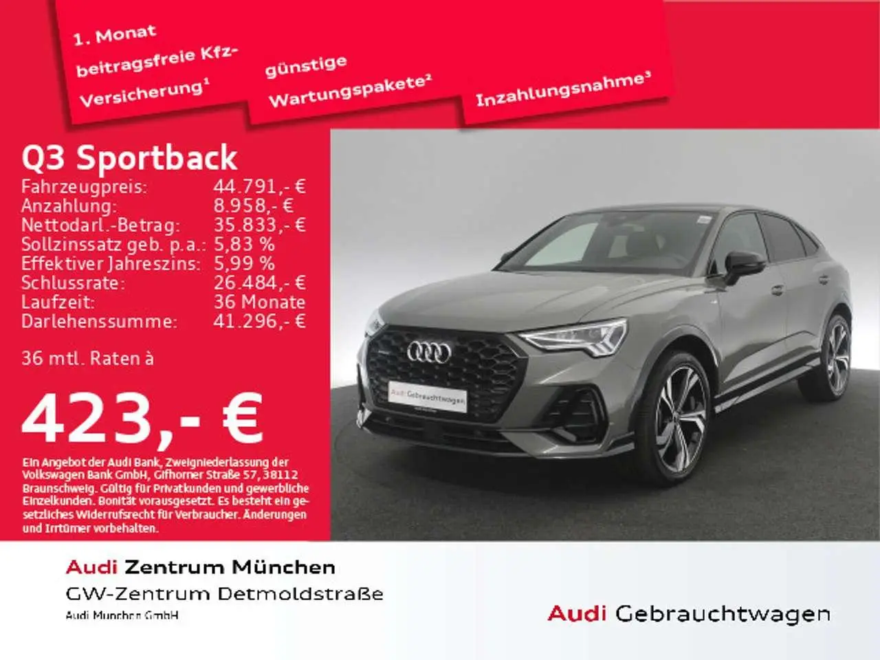 Photo 1 : Audi Q3 2021 Petrol