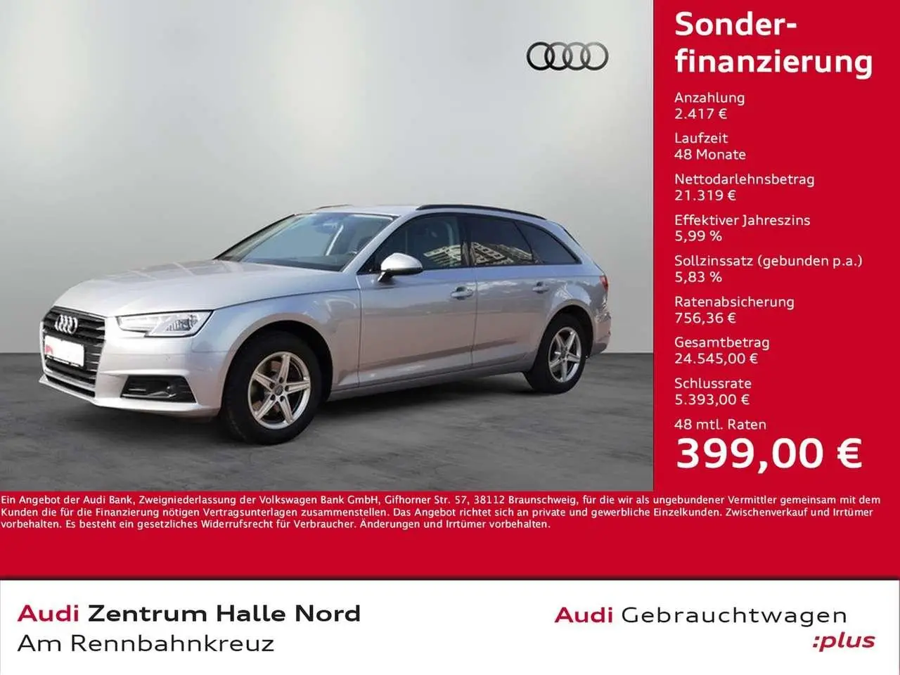 Photo 1 : Audi A4 2019 Diesel