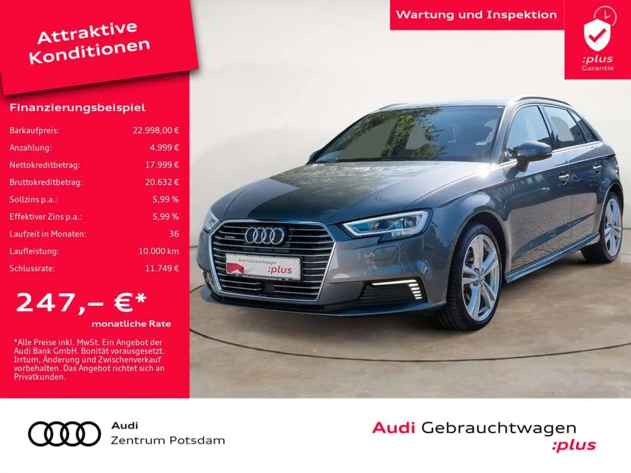 Photo 1 : Audi A3 2020 Hybride