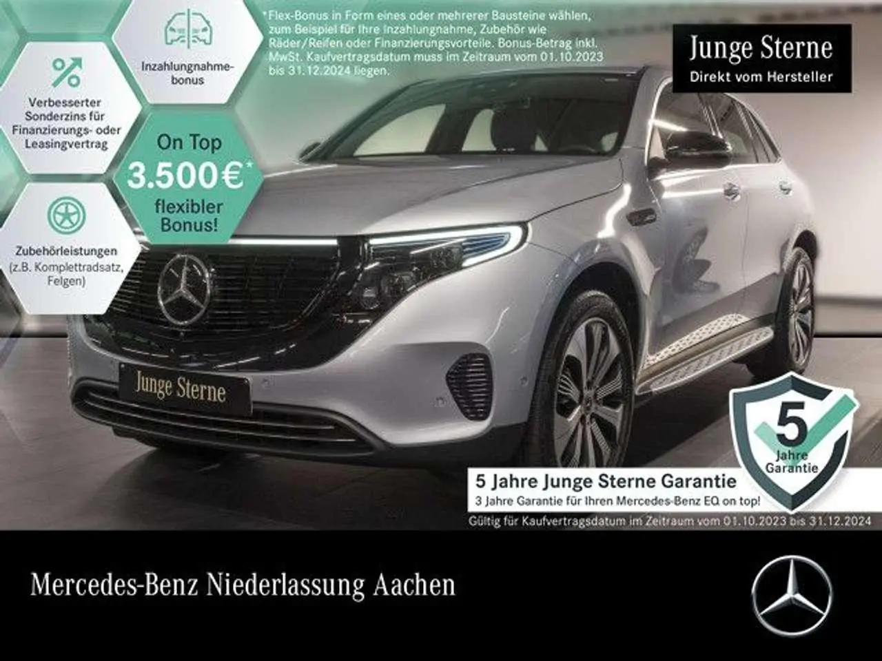 Photo 1 : Mercedes-benz Eqc 2021 Électrique