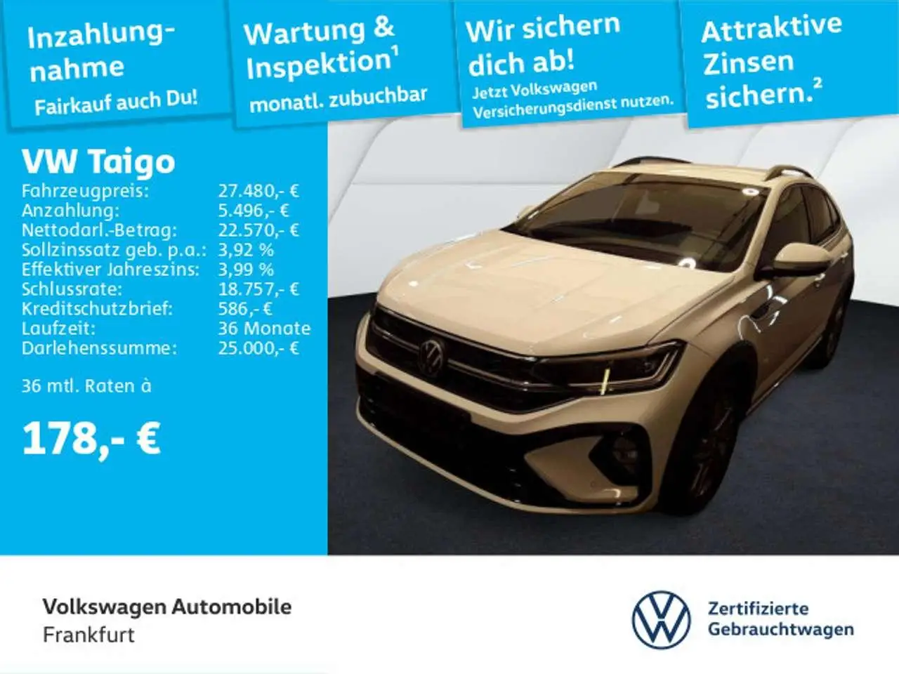 Photo 1 : Volkswagen Taigo 2024 Petrol