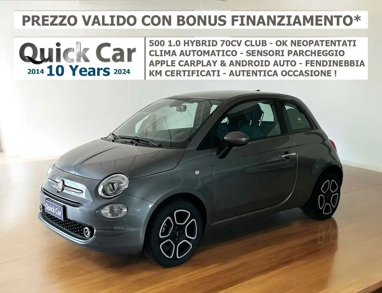 Photo 1 : Fiat 500 2022 Hybride