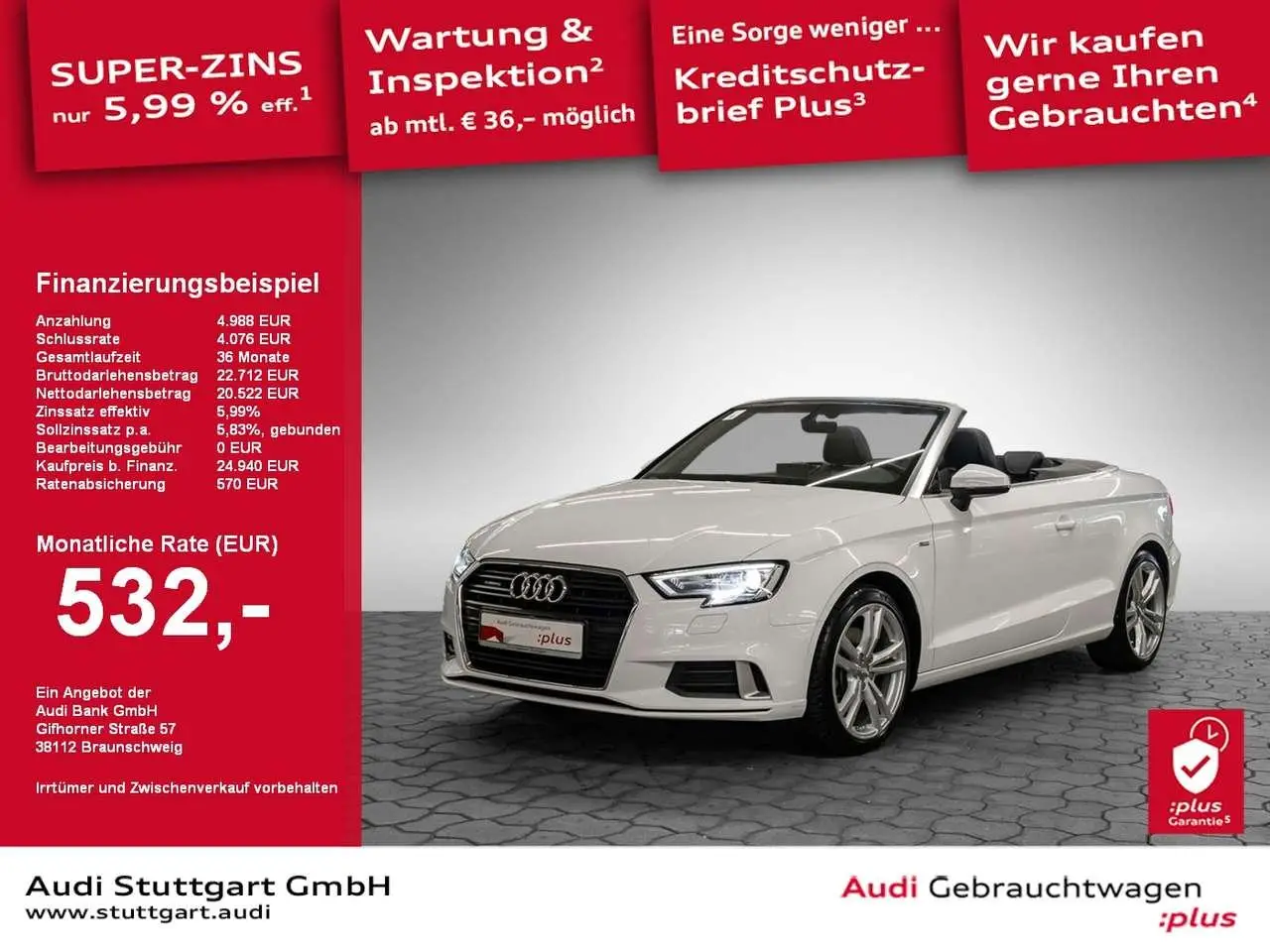 Photo 1 : Audi A3 2017 Petrol