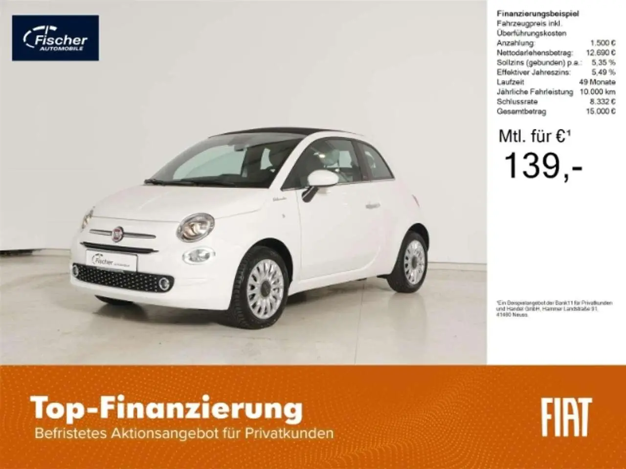 Photo 1 : Fiat 500c 2022 Petrol