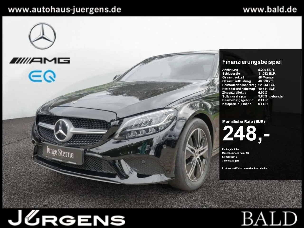 Photo 1 : Mercedes-benz Classe C 2020 Petrol