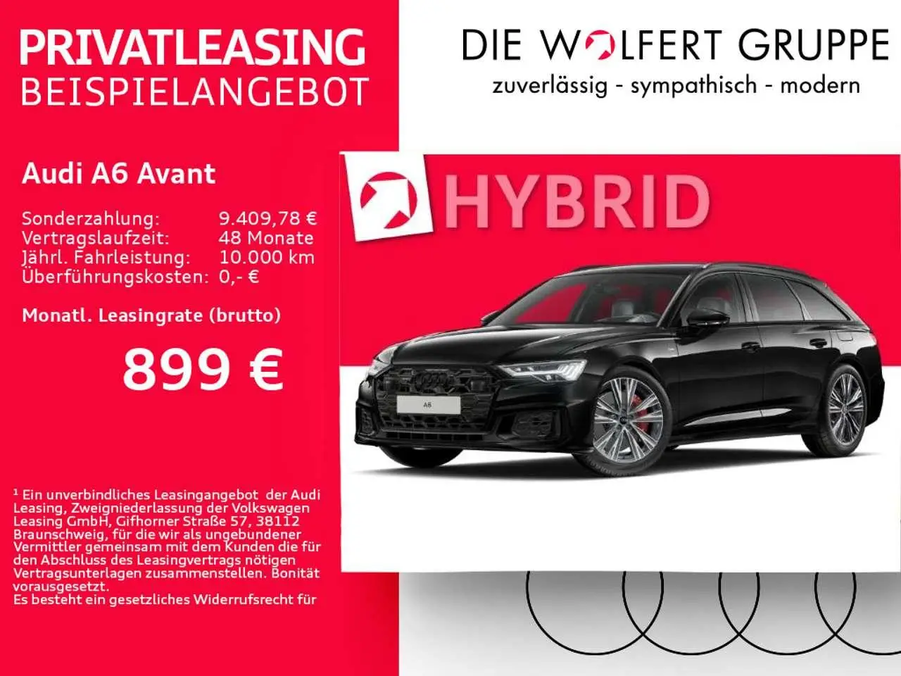 Photo 1 : Audi A6 2024 Hybride