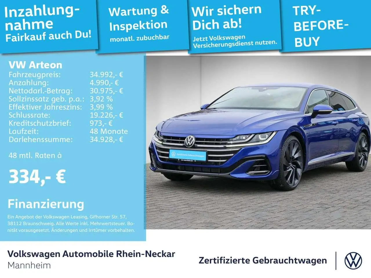 Photo 1 : Volkswagen Arteon 2021 Diesel