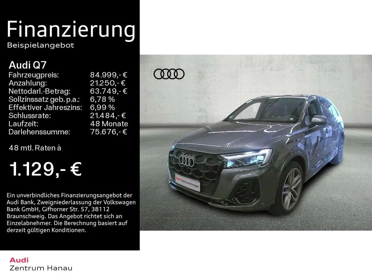 Photo 1 : Audi Q7 2024 Hybrid