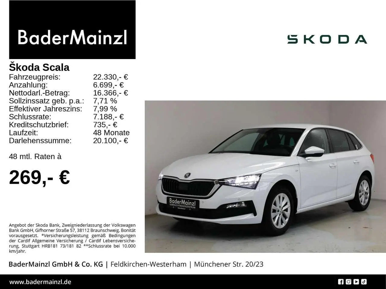 Photo 1 : Skoda Scala 2024 Essence