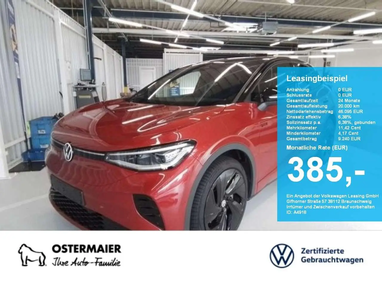 Photo 1 : Volkswagen Id.5 2023 Electric