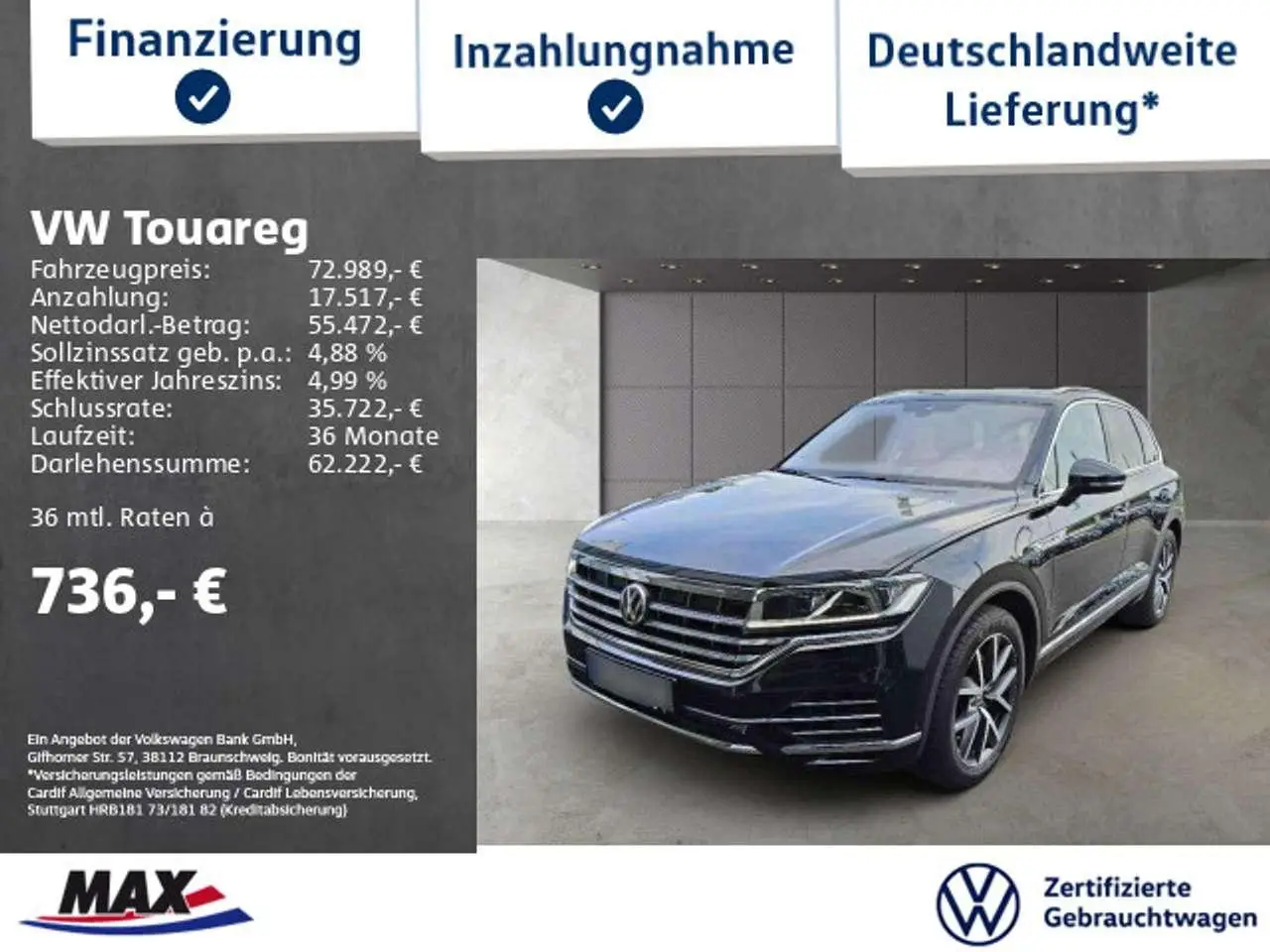 Photo 1 : Volkswagen Touareg 2020 Diesel