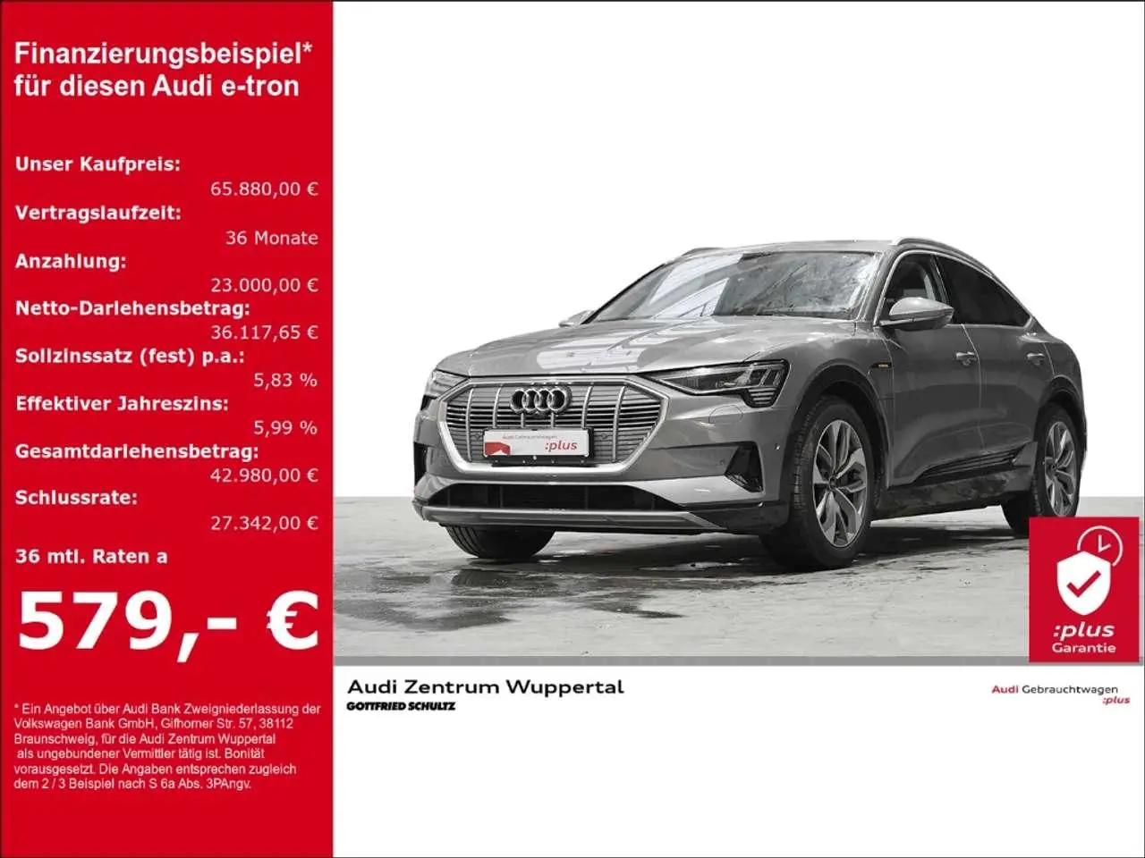 Photo 1 : Audi E-tron 2023 Electric