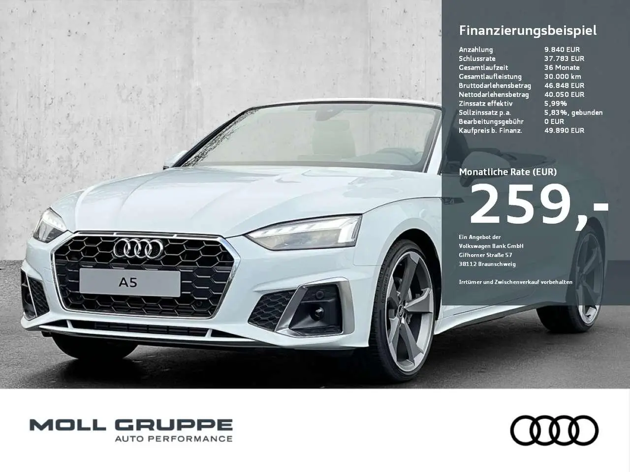 Photo 1 : Audi A5 2023 Essence