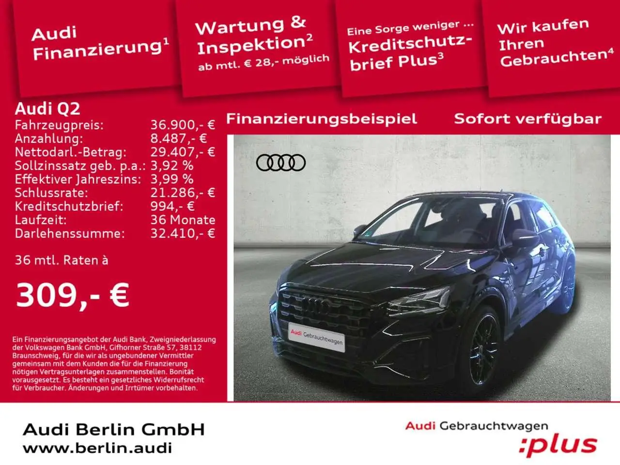 Photo 1 : Audi Q2 2023 Petrol