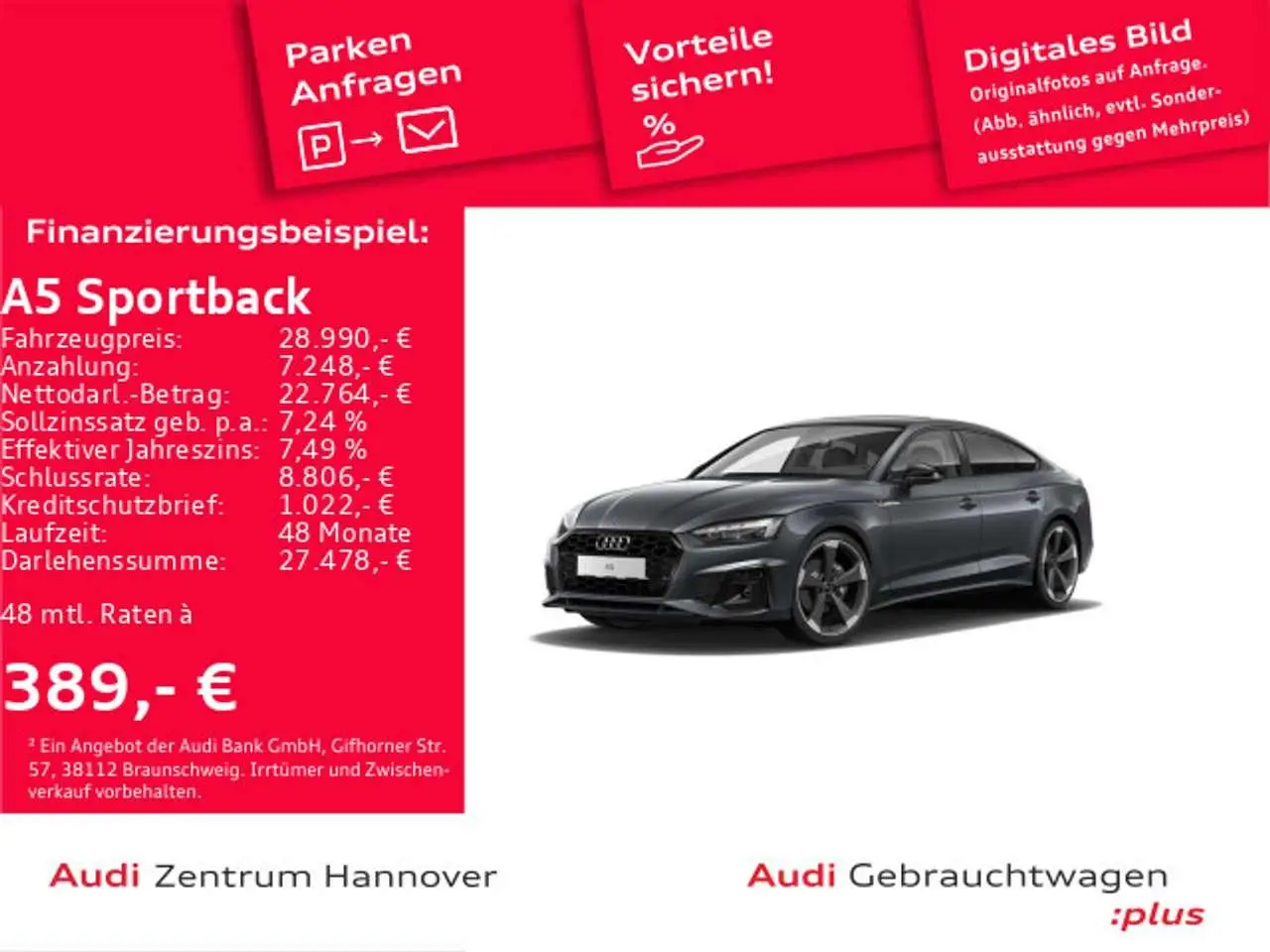 Photo 1 : Audi A5 2020 Essence