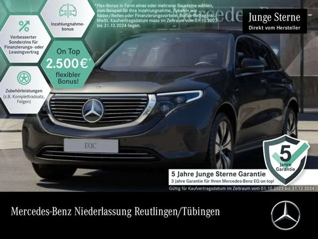 Photo 1 : Mercedes-benz Eqc 2021 Électrique