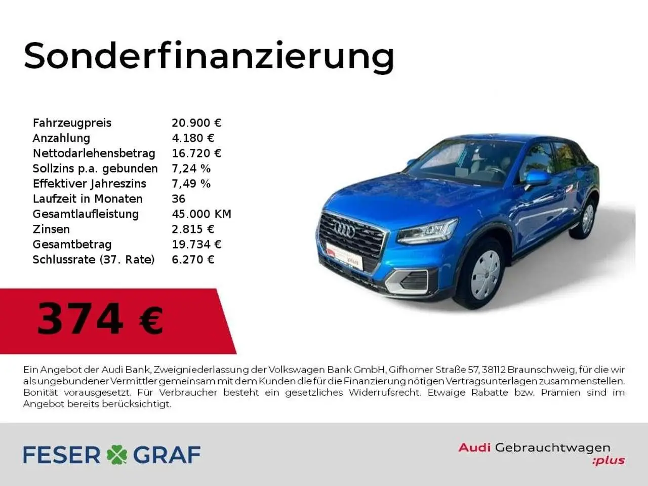 Photo 1 : Audi Q2 2017 Petrol