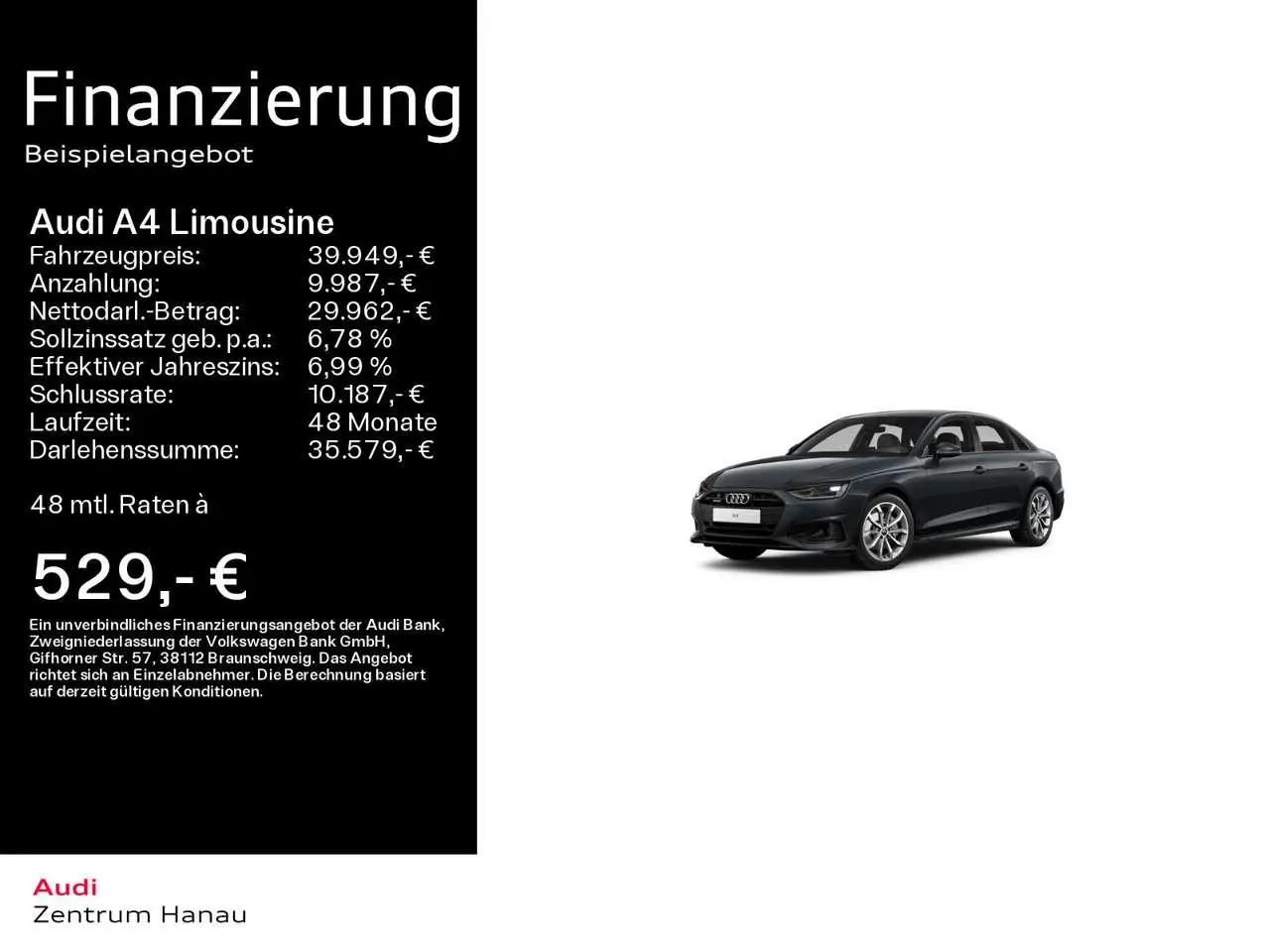 Photo 1 : Audi A4 2024 Diesel