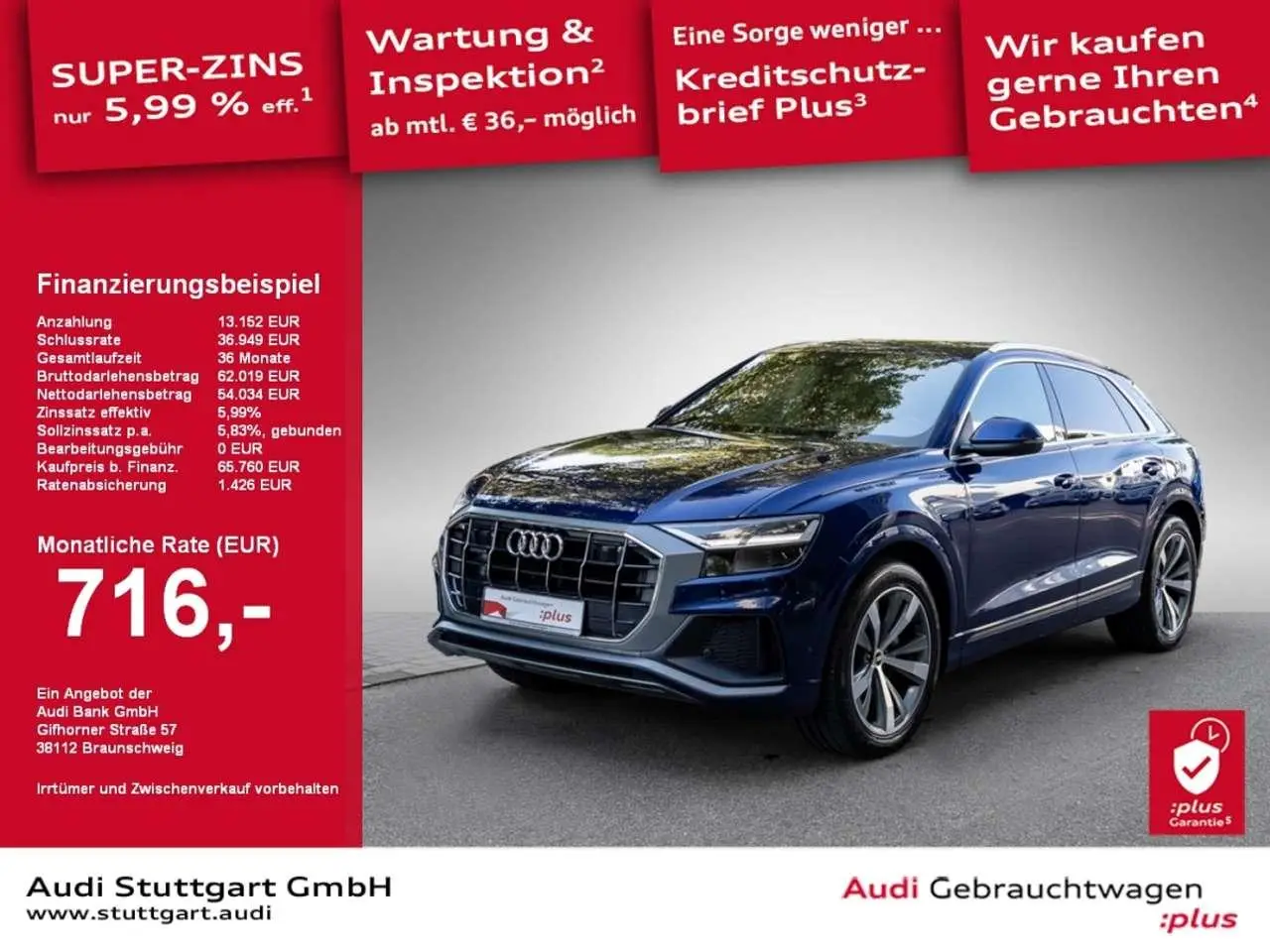 Photo 1 : Audi Q8 2021 Diesel