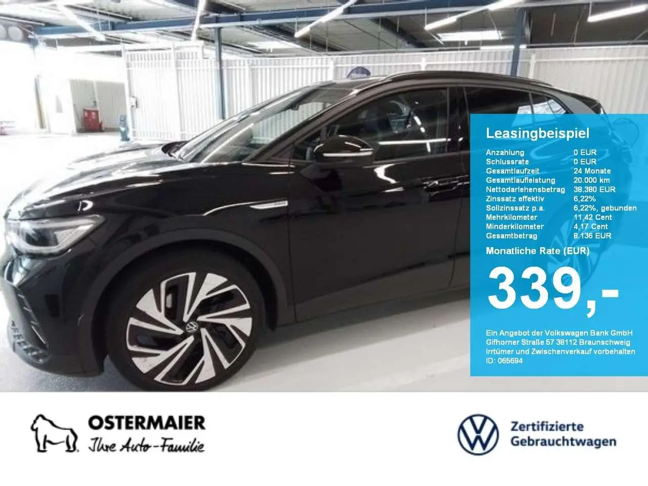 Photo 1 : Volkswagen Id.4 2023 Electric