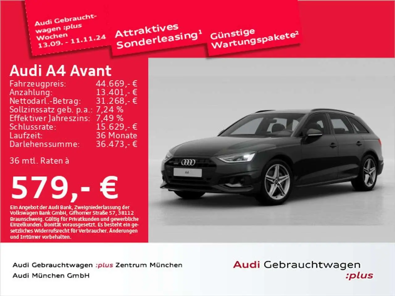 Photo 1 : Audi A4 2024 Diesel