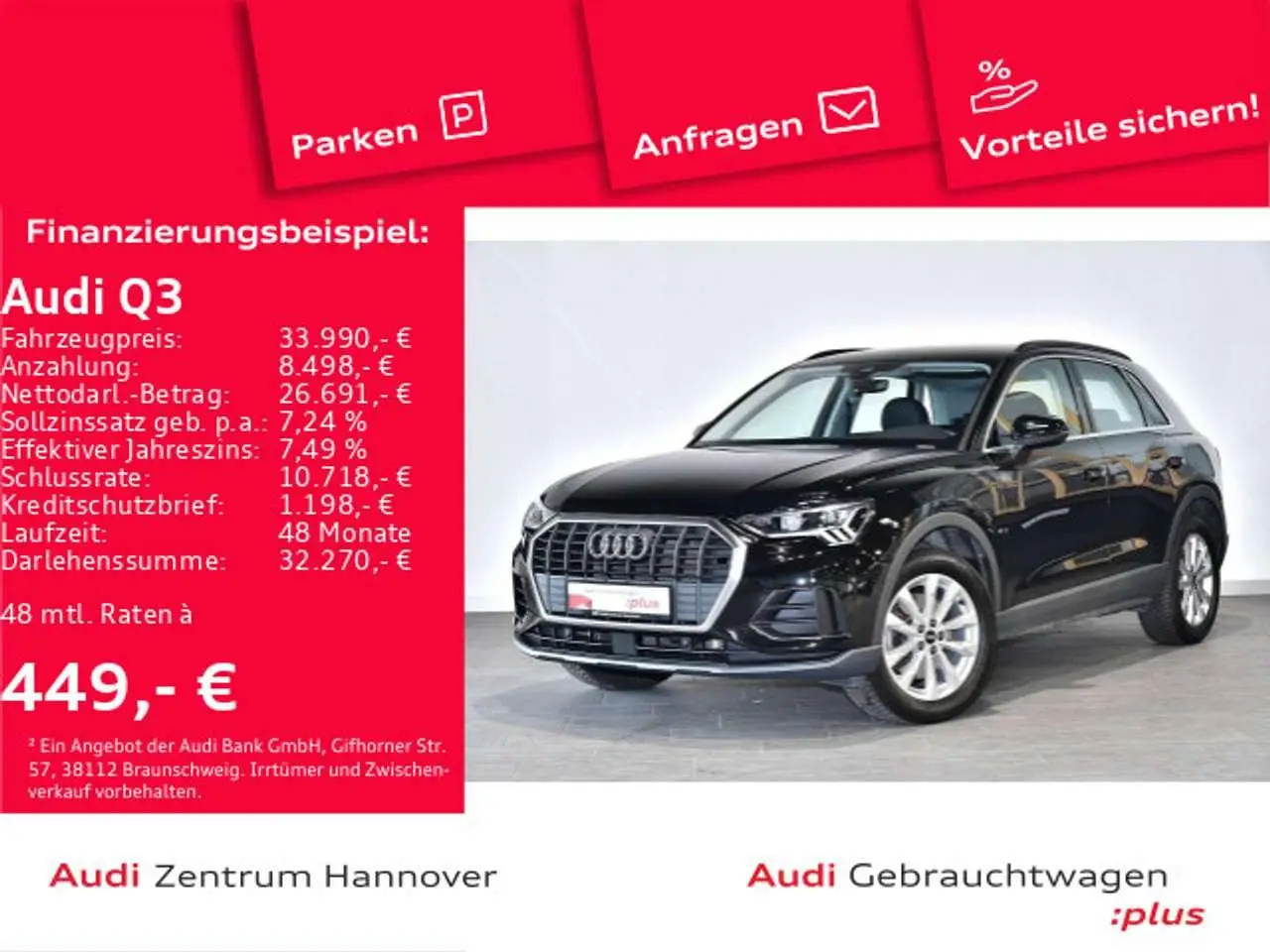 Photo 1 : Audi Q3 2022 Hybride