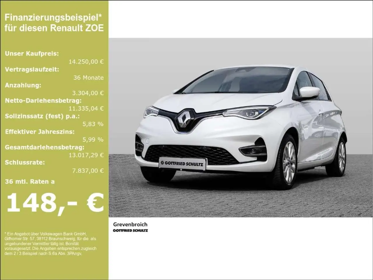 Photo 1 : Renault Zoe 2021 Électrique