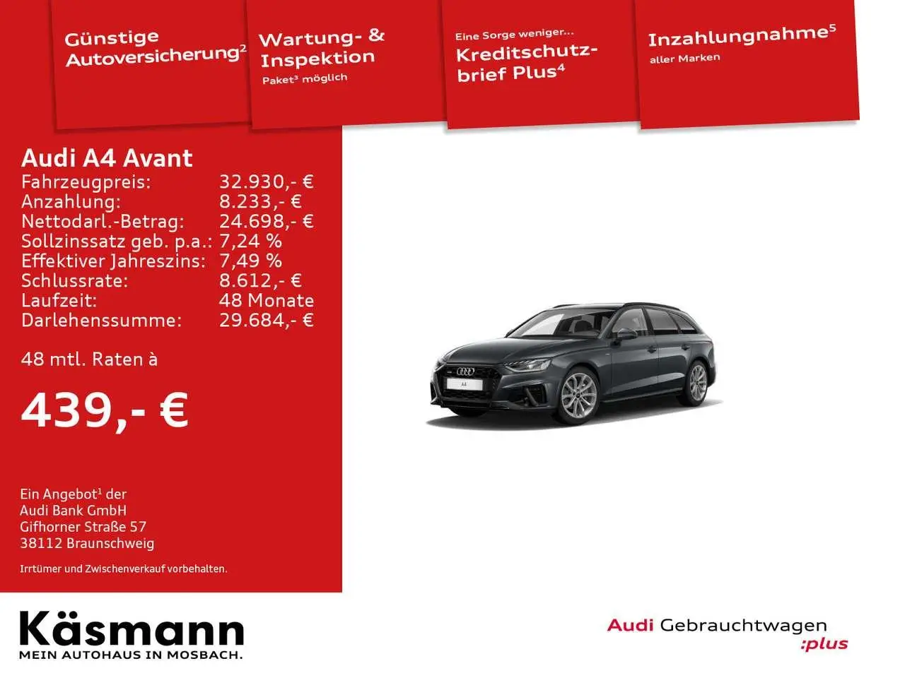 Photo 1 : Audi A4 2021 Diesel