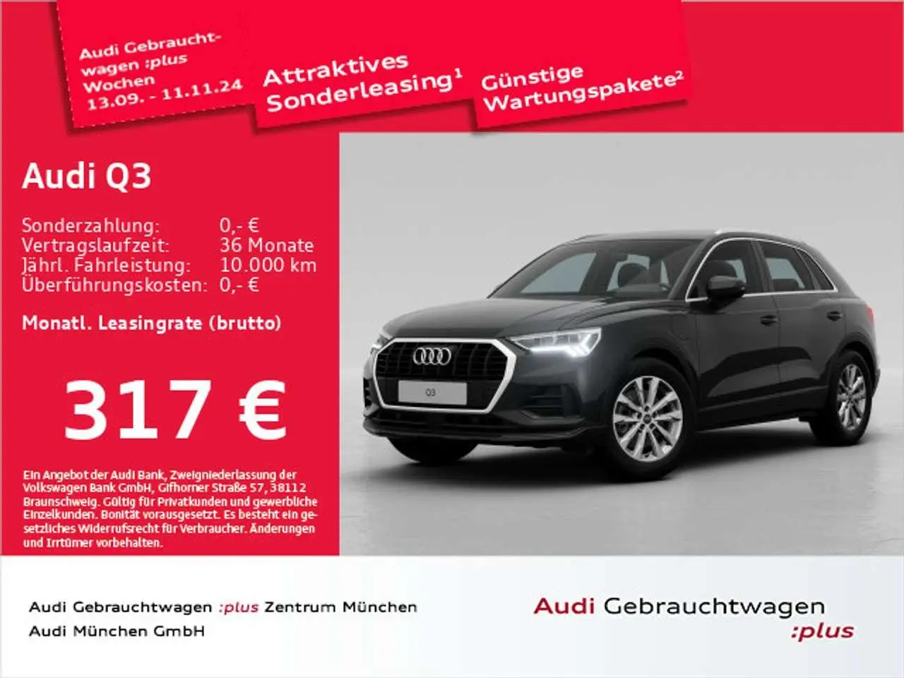 Photo 1 : Audi Q3 2023 Hybride