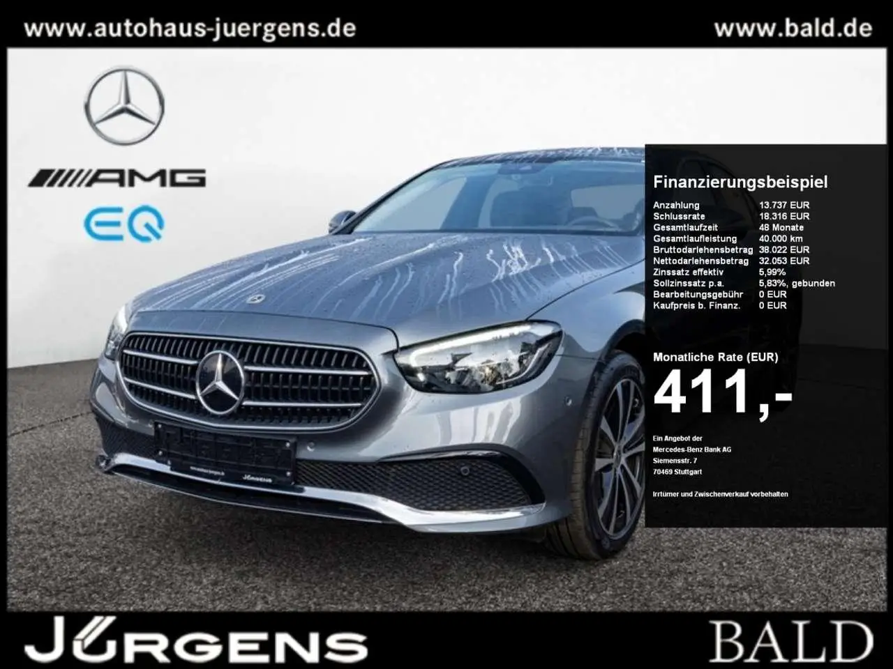 Photo 1 : Mercedes-benz Classe E 2022 Hybride